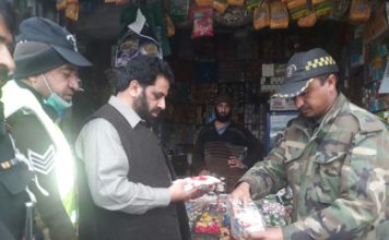 پولیٹیکل انتظامیہ کی کاروائی، مضر صحت چائنا نمک برآمد