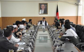 شینواری،افریدی تجارتی وفد کی افغانستان کے سرحدی وقبائلی وزیر گل آغا شیرزئی سے ملاقات