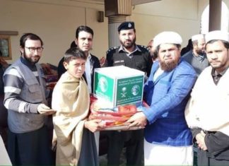Goods sent by MBS distributed in Khyber