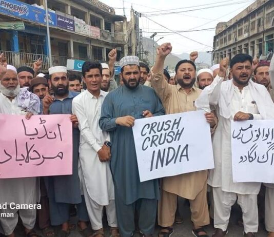 Rally staged against Indian lawmakers’ blasphemous remarks in Landikotal