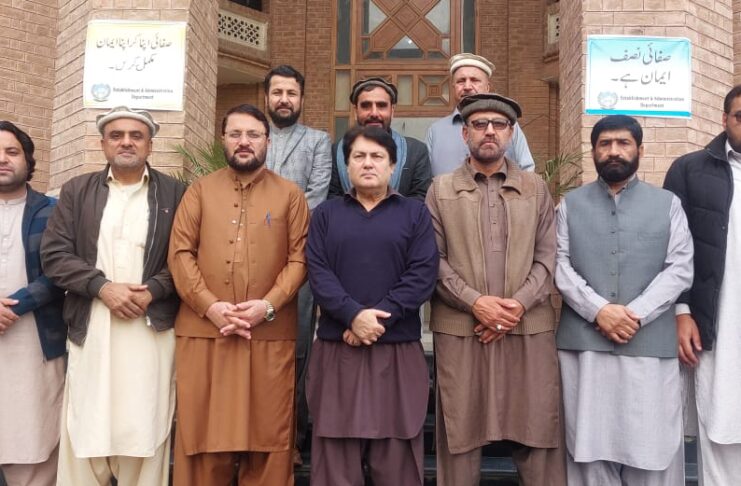Tribal Journalists meet Barrister Saif