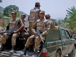 Four Terrorists including commander Gun Down in KP