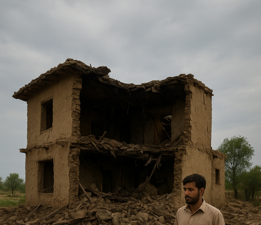 Journalist House Blown Up