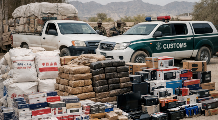 Customs Quetta Seizes Smuggled Goods, Narcotics Worth Rs. 515.3 Million
