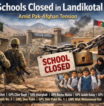Schools closed in Landikotal amid Pak-Afghan tension
