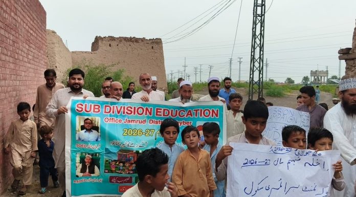 School enrollment awareness walk held
