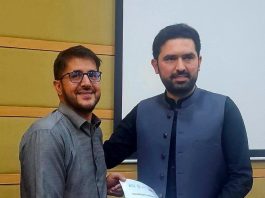 CM Sohail Afridi Honours Journalist Rahat Shinwari with Appreciation Certificate for Outstanding Reporting