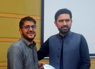 CM Sohail Afridi Honours Journalist Rahat Shinwari with Appreciation Certificate for Outstanding Reporting